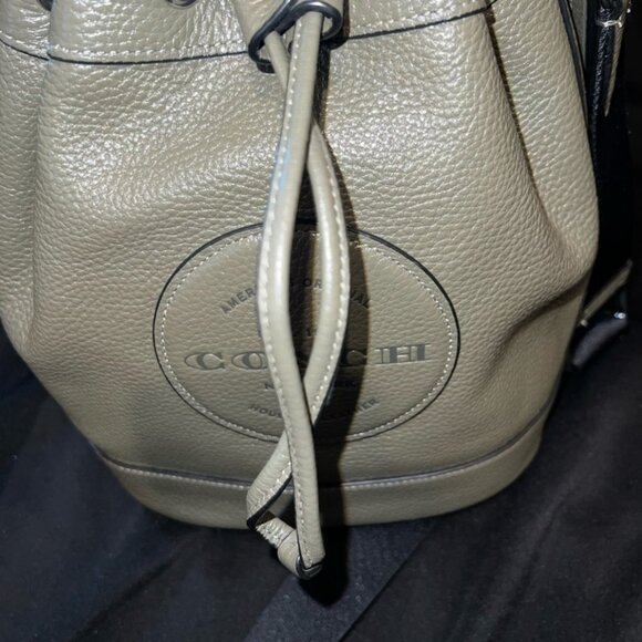 Coach Dempsey Bucket Bag Olive Green - Picture 5 of 14